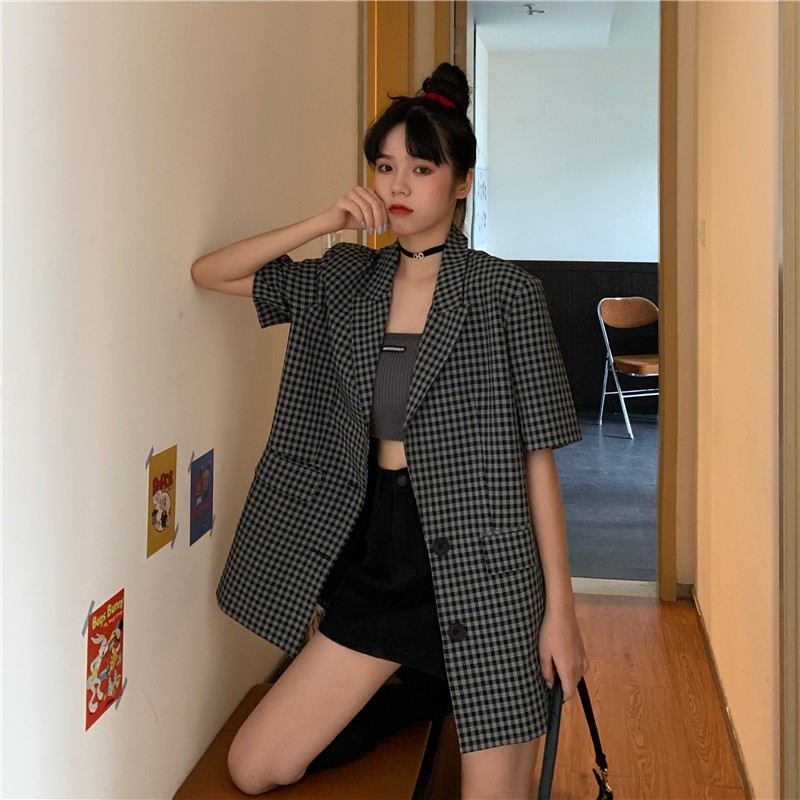 Áp vest tay cộc kẻ cá tính (Hàng order) | BigBuy360 - bigbuy360.vn