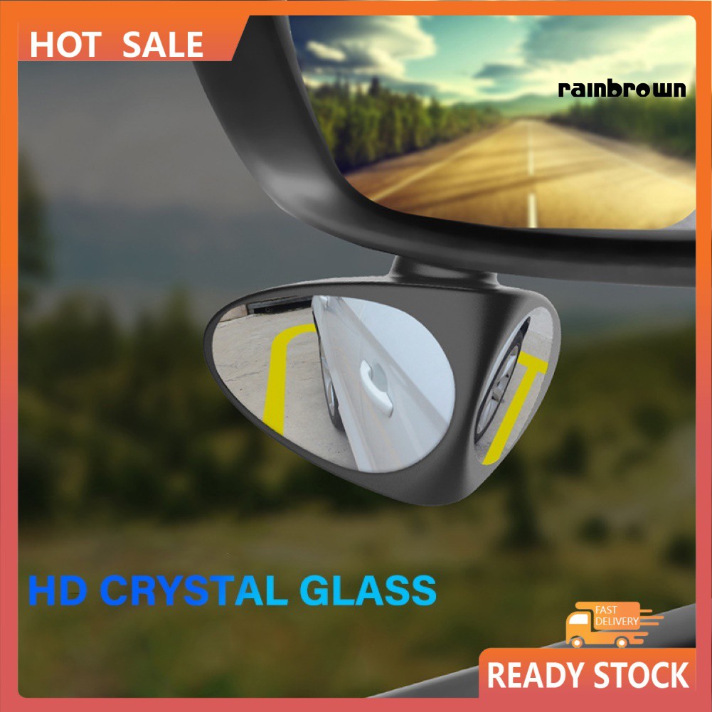 Gương chiếu hậu góc rộng xoay 360 độ hỗ trợ nhìn điểm mù tiện lợi