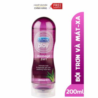 Gel bôi trơn và message 2 in 1 Durex, chính hãng 100%
