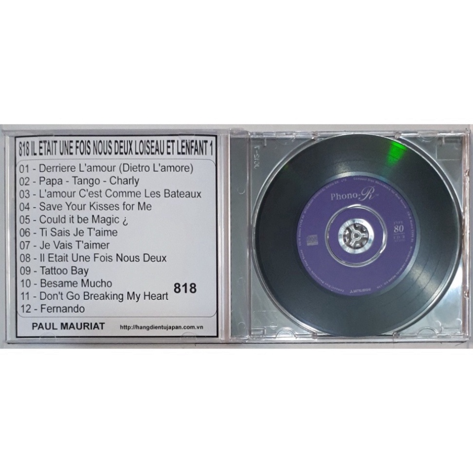 Bộ 5 dĩa Paul Mauriat ( 817 - 821 )