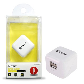 Combo: Củ Sạc Liền Dây 2 Cổng TITAN - SC02 (Bảo hành 12 tháng)