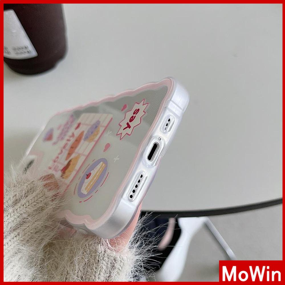 Ốp điện thoại silicon mềm hình bánh dễ thương chống trượt/ va đập thích hợp cho iPhone13ProMax/12 ProMax/11/ 7Plus