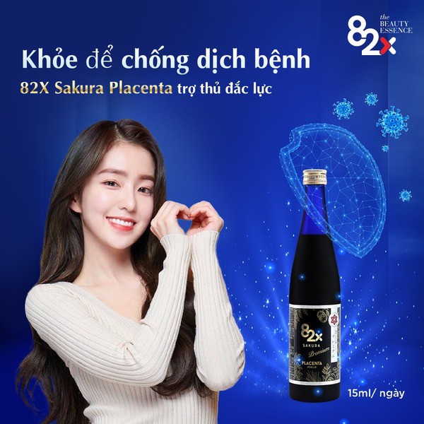 Collagen 82X Placenta Sakura Premium 450.000mg Nhật Bản