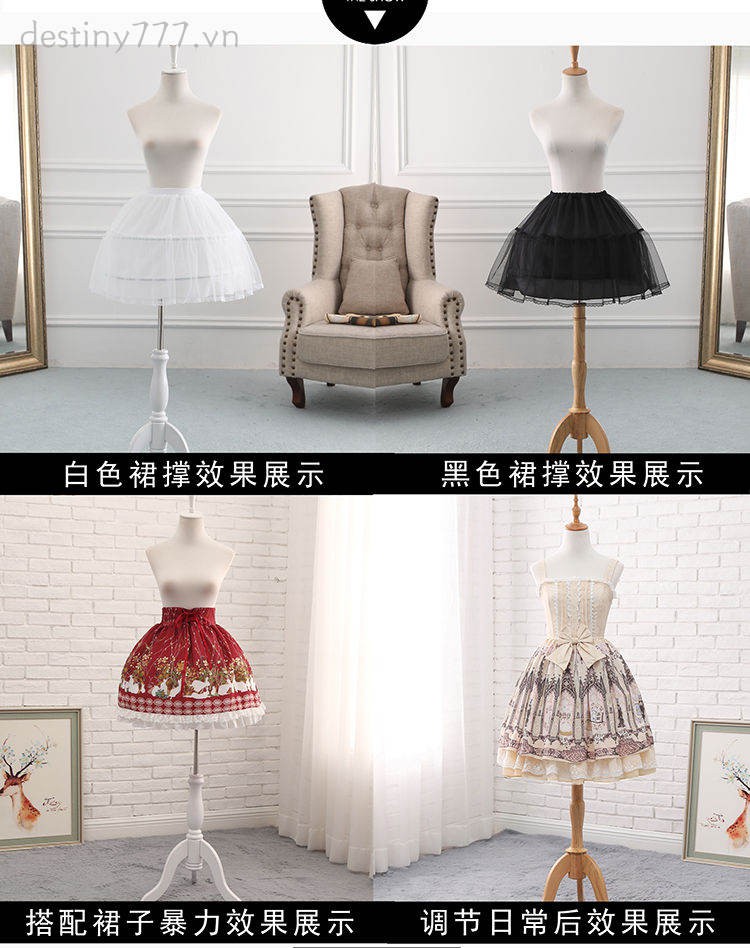 Chân váy lót phong cách lolita thời trang đáng yêu cho nữ