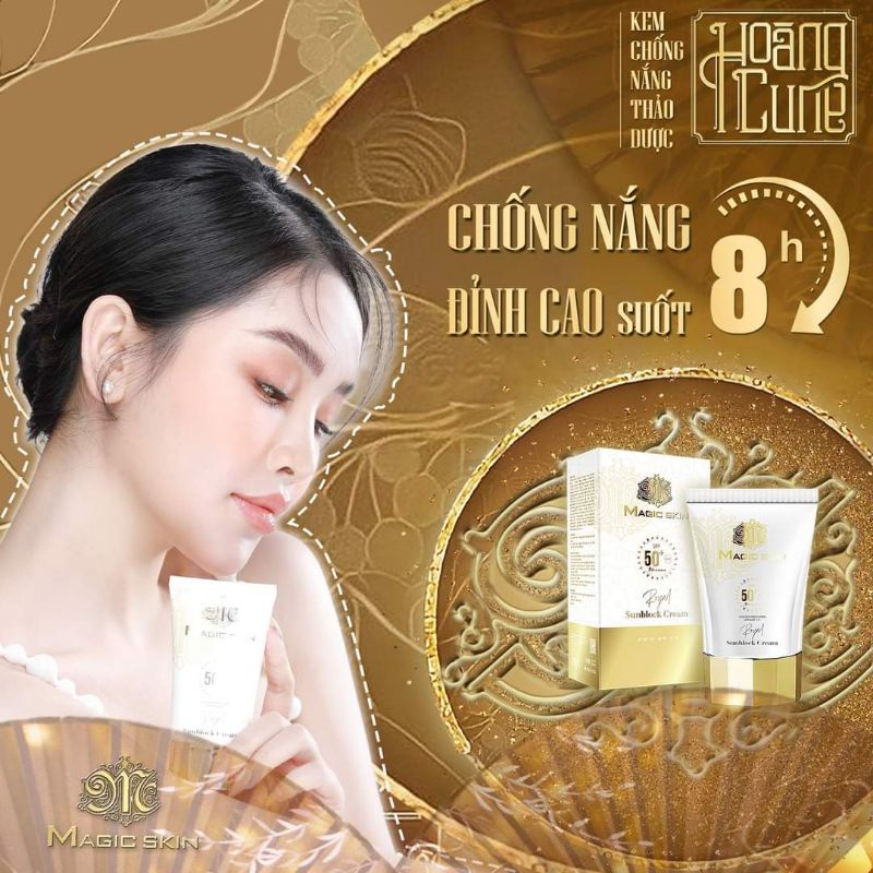 (SPF50,PA++++) Kem Chống Nắng Thảo Dược Royal Melasma Plus MagicSkin