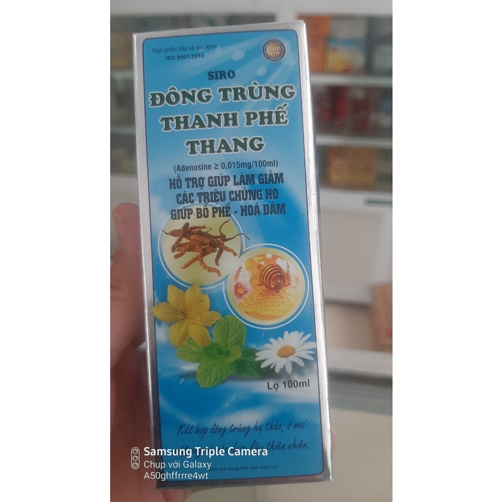 Siro bổ phế ĐÔNG TRÙNG THANH PHẾ THANG
