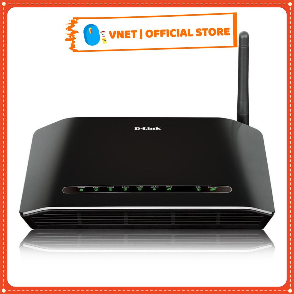 Bộ phát Wifi D-Link DSL-2730E- Moderm wifi Dlink DSL 2730E hàng chính hãng D-Link