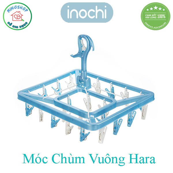 Móc Trùm Vuông Hara Cao Cấp, Móc Quần Áo Sơ Sinh