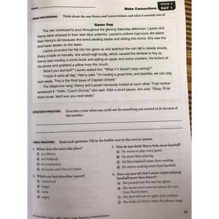 DAILY READING COMPREHENSION 1-8