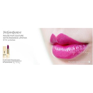 Son YSL màu 19 màu Hồng SEN đậm