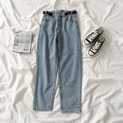 Quần jean baggy cạp chun phía sau hot ulzzang 3288 | BigBuy360 - bigbuy360.vn