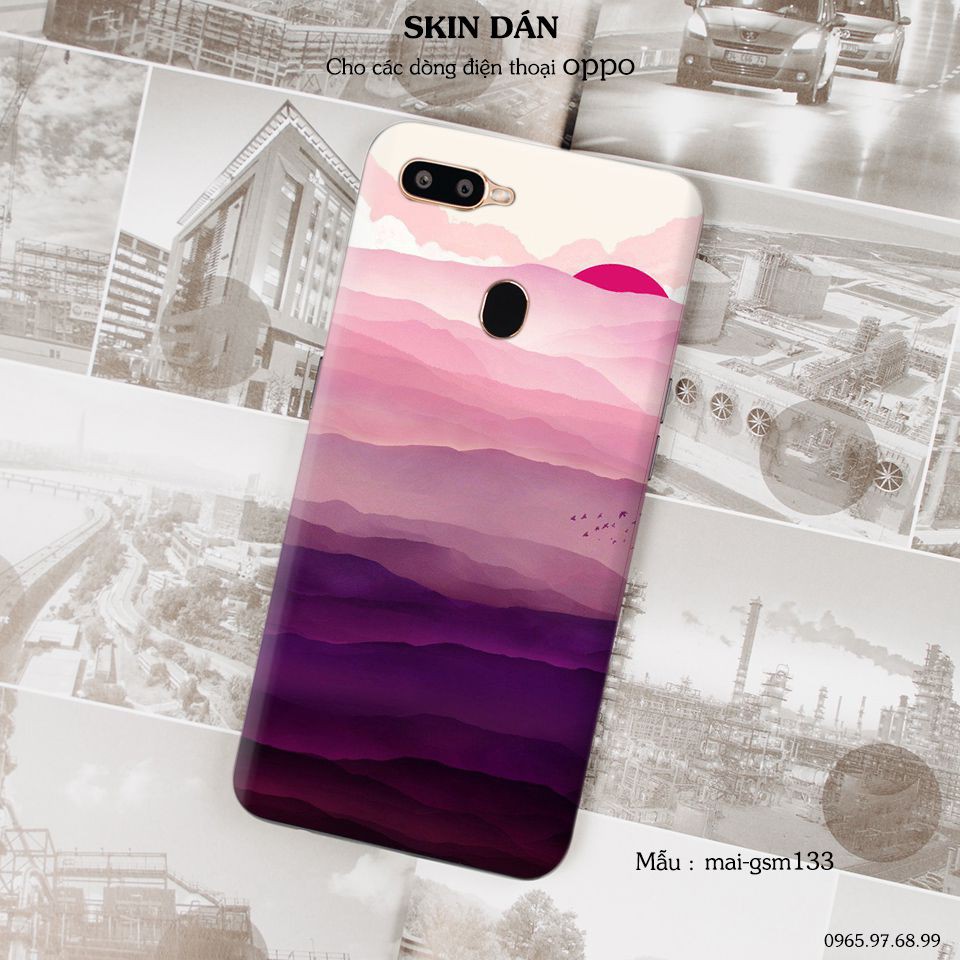 Skin dán cho các dòng điện thoại Oppo A37 - A39 - A71 - A83 in tranh giả sơn mài cực đẹp