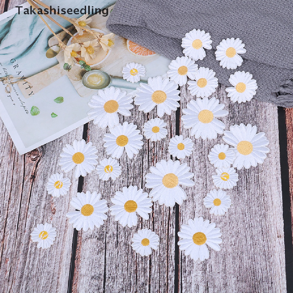 5 miếng vá ủi quần áo hình hoa cúc