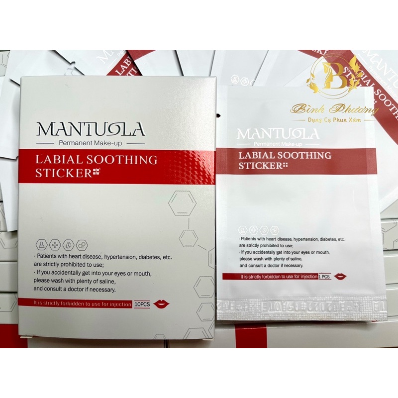 Miếng ủ môi Mantula(Siêu êm)-Anh