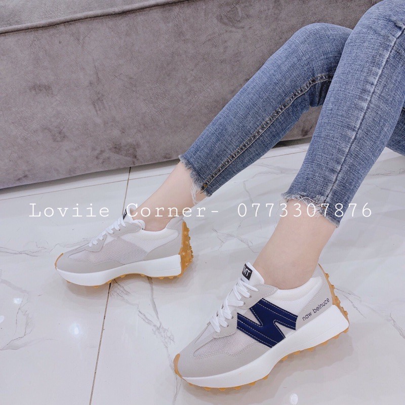 LOVIIECORNER- GIÀY BATA NỮ THỜI TRANG MŨI TRÒN ĐẾ ĐỘN 3CM - GIÀY BATA NỮ MŨI TRÒN ĐẾ ĐỘN 3 PHÂN -  ĐỎ XANH - B210503