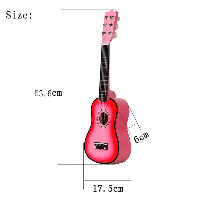 Đàn Guitar 6 Dây Mini Chất Lượng Cao 21 Inch