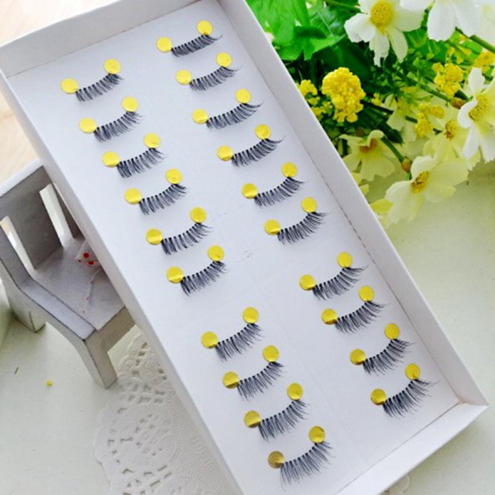 BORAG Set 10 Cặp Lông Mi Giả Mini Trang Điểm Tự Nhiên