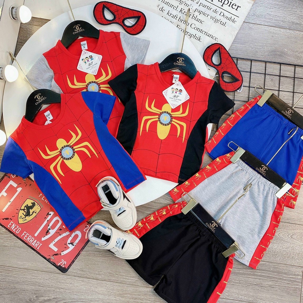 Bộ quần áo siêu nhân đáng yêu cho bé trai, chất đẹp