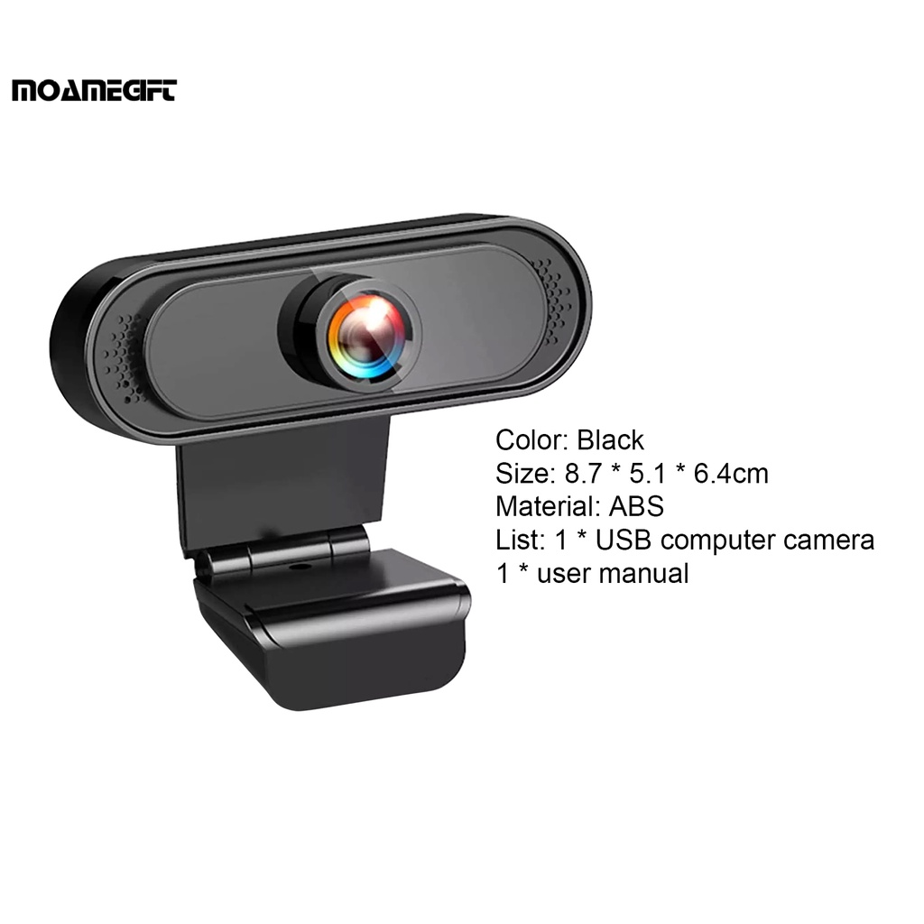 Webcam mini để bàn 720P/1080P/2K có thể xoay tiện dụng | BigBuy360 - bigbuy360.vn