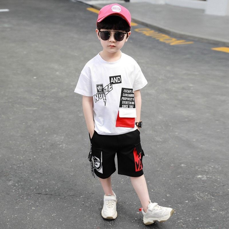 Bộ quần áo bé trai AND cotton cool ngầu