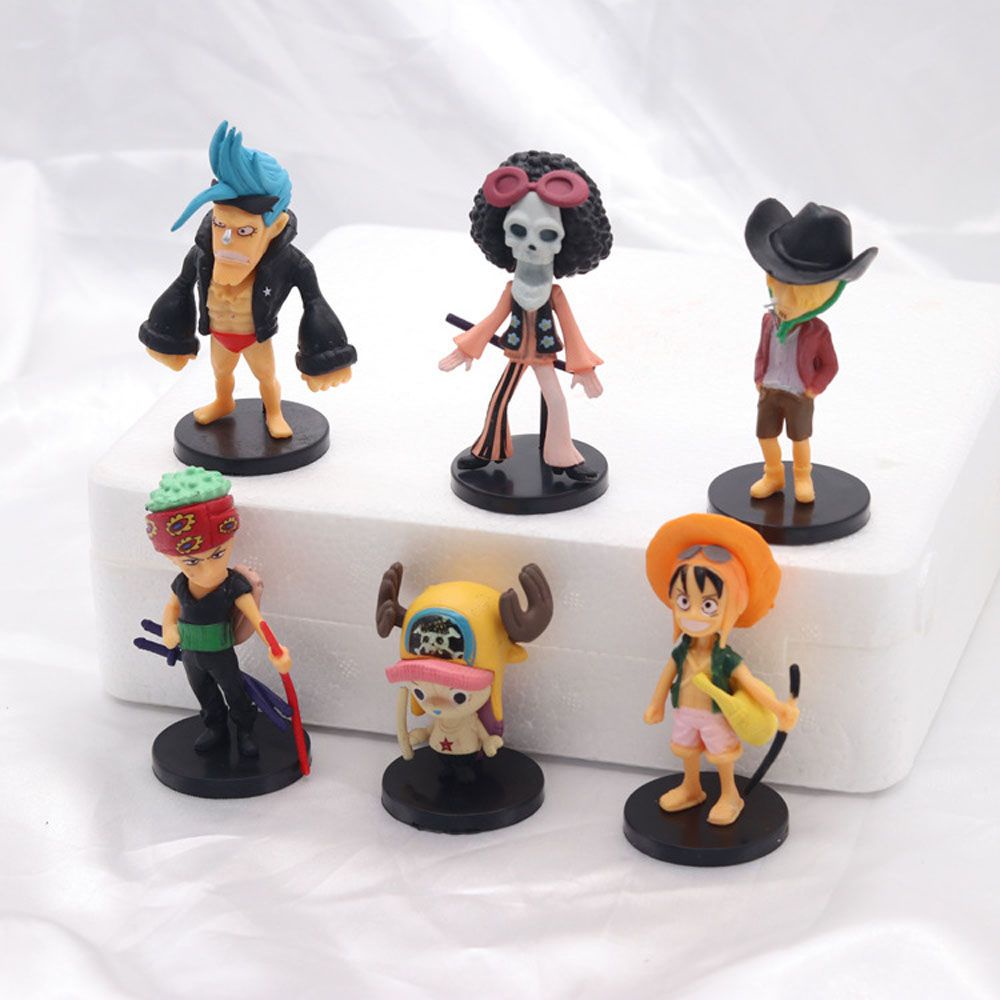 Epoch Set 6 Mô Hình Nhân Vật Phim Hoạt Hình One Piece Bằng Pvc