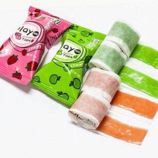 Kẹo dẻo cuộn play thái lan (21gram) táo