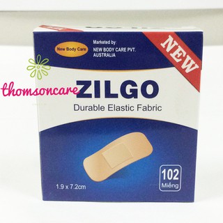 Băng cá nhân Zilgo 102 miếng
