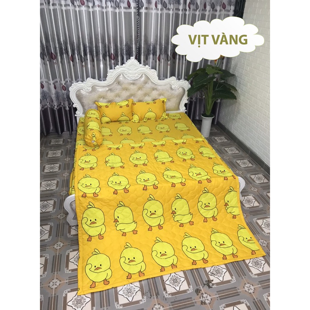 Bộ ga nệm 1m2 - 1 drap nệm kèm 2 vỏ gối nằm mẫu mới 2022 | BigBuy360 - bigbuy360.vn