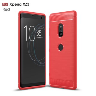 Ốp điện thoại mềm phối sợi carbon dành cho SONY XPERIA  XZ3 XZ4 compact