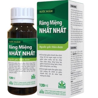 Nước ngậm răng miệng nhất nhất hỗ trợ làm giảm đau nhức răng - ảnh sản phẩm 1