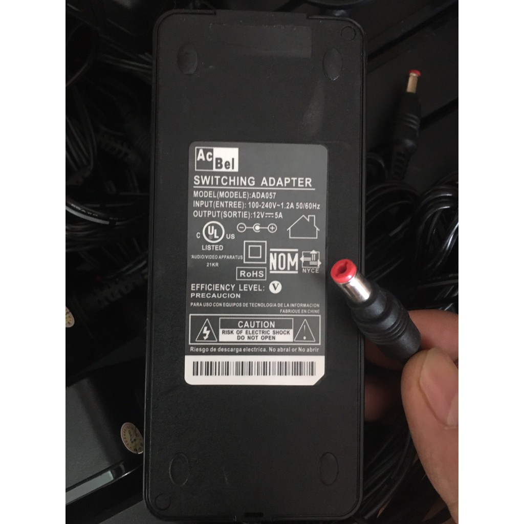 Adapter 12v-2a, 5a cho camera, loa kéo