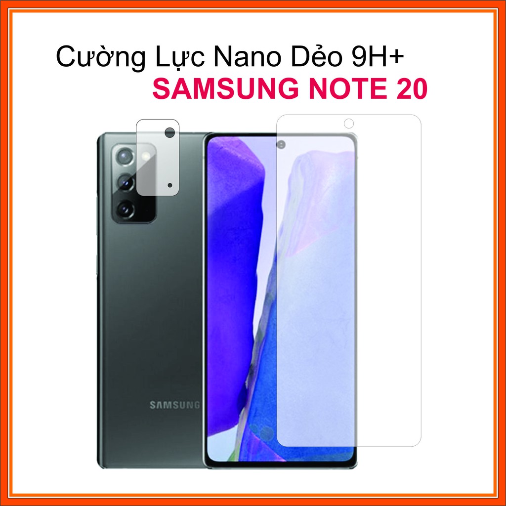 Cường lực Samsung Note 20 Cường lực Nano Dẻo 9H+