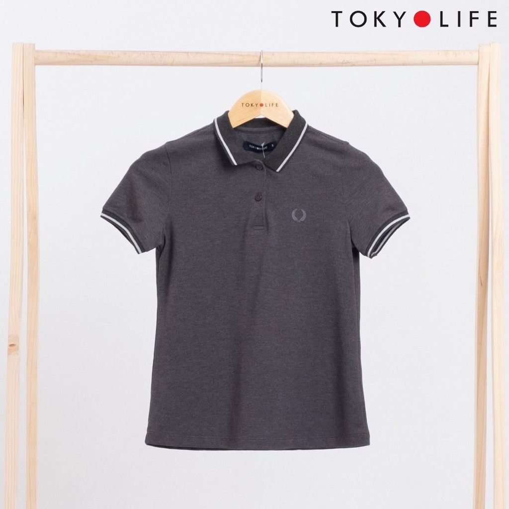 [Mã WABRSWK giảm 10% đơn từ 250k] Áo phông Polo Nữ TOKYOLIFE cổ Đức pha viền I9POL502G