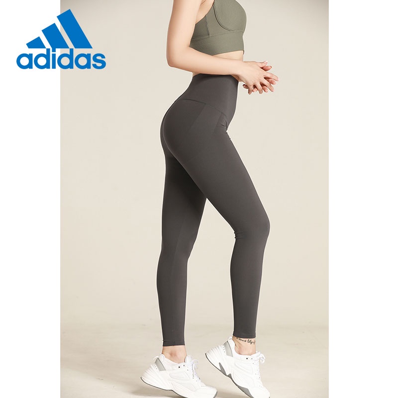 Adidas Quần Legging Thể Thao Lưng Cao Không Đường May Thời Trang 2022 Cho Nữ