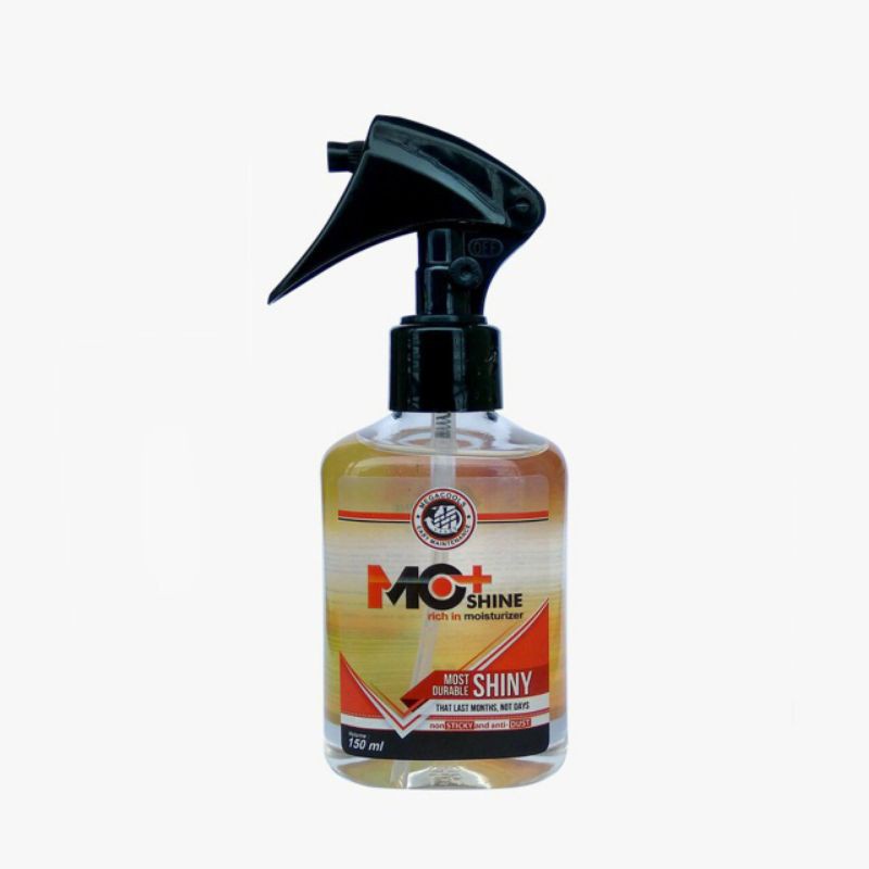 Megacools MO + SHINE 150ml - Chai xịt dưỡng nhựa nhám xe máy ô tô, phục hồi nhựa đen, nhựa bạc màu, phục hồi nhựa