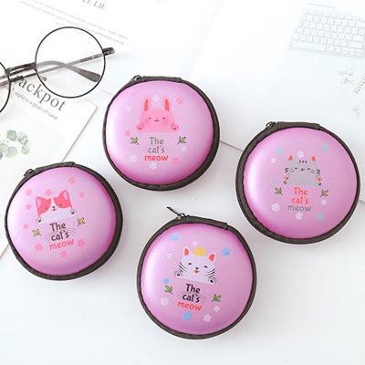 Bao ĐỰNG TAI NGHE CÁP SẠC IN HOA VĂN hoa quả BTN5 Bao Đựng Tai Nghe  | Hộp Đựng Tai Nghe
