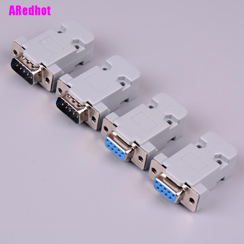 Set 2 Đầu Nối Rs232 Db9 9 Pin Rs232 Bằng Đồng