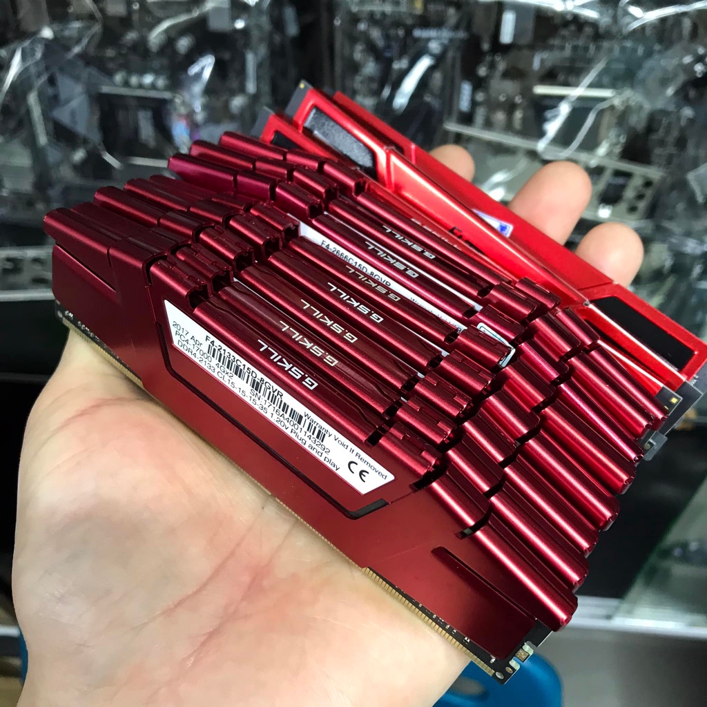 Ram GSkill RIPJAW V 4GB 8GB  DDR4 2133Hz - Bảo hành 3 Tháng