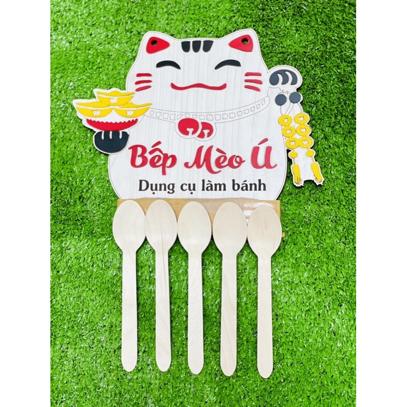 Muỗng, nĩa gỗ loại tốt 16 cm - 50 cái - 100 cái