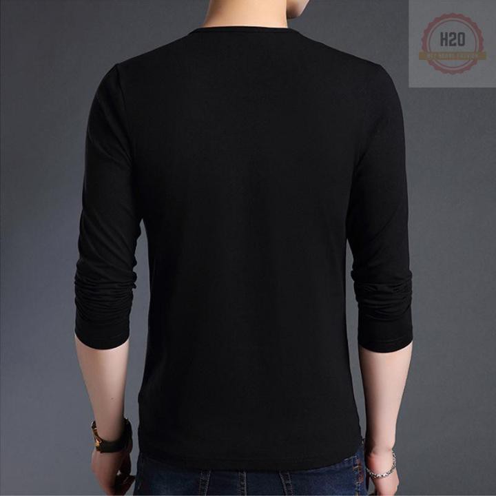 Áo thun nam dài tay vải co giãn 4 chiều dáng ôm body ADT01 [VNXK] | BigBuy360 - bigbuy360.vn