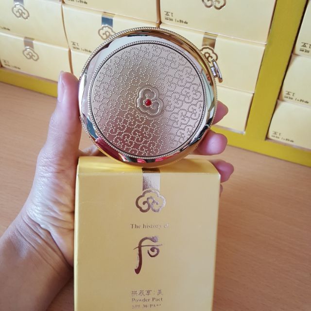 Phấn phủ nén whoo vàng
