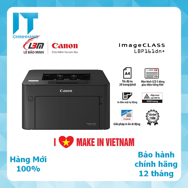 Máy In Canon 161DN+ Hàng Chính Hãng Phân Phối Bởi Lê Bảo Minh