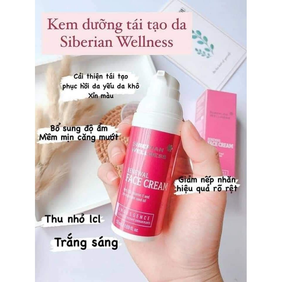 Kem dưỡng tái tạo da mặt Siberi Nga SIBERIAN WELLNESS Renewal Face Cream