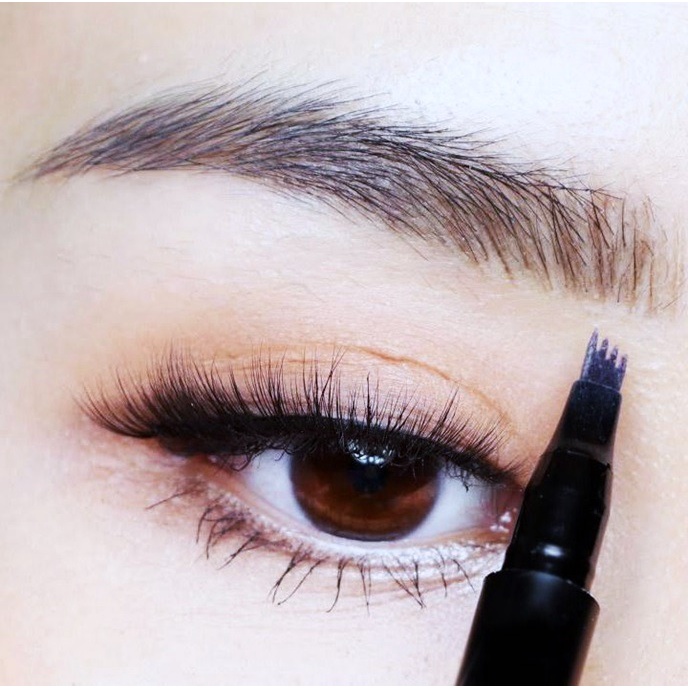 Bút chì kẻ mày phẩy sợi 4D Suake dạng nước tự nhiên-kháng nước