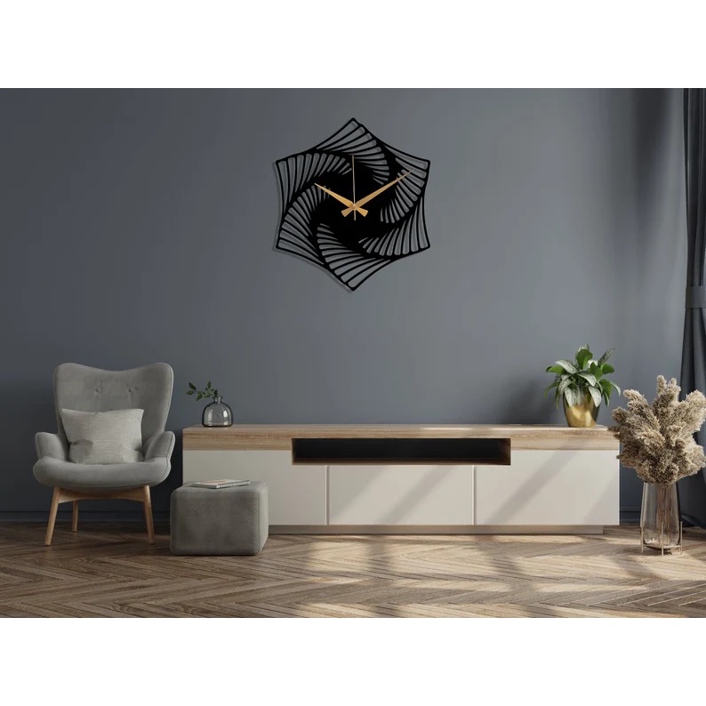 Đồng hồ treo tường Thegioipuzzle bằng kim loại bền đẹp DH021