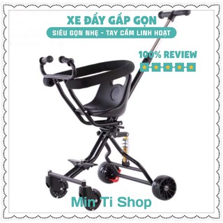 Xe đẩy gấp gọn, xe đẩy siêu nhẹ an toàn cho bé