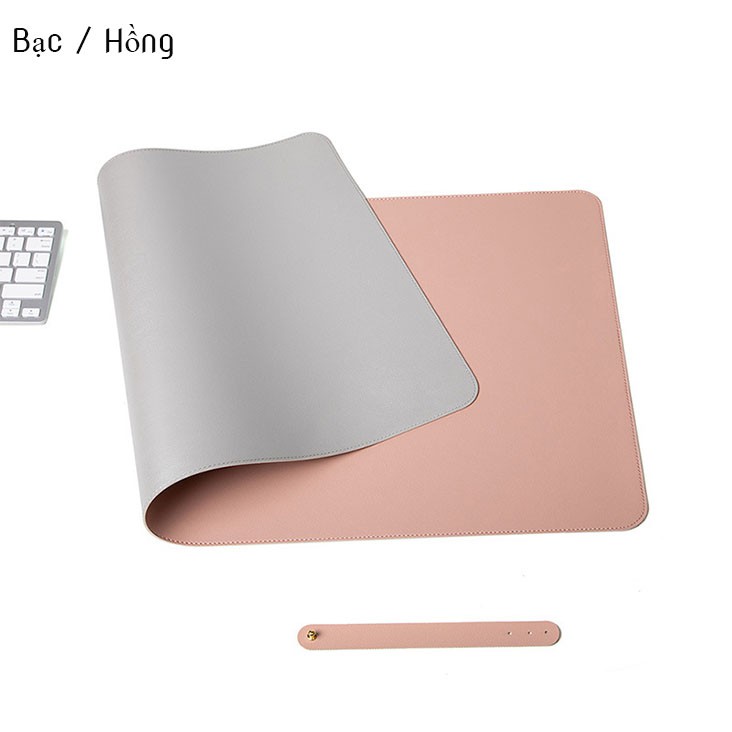 Lót Chuột Da 2 mặt Mouse Pads cao cấp, Lót Chuột Để Bàn Làm Việc DeskPad, Chống Nước Siêu Bền