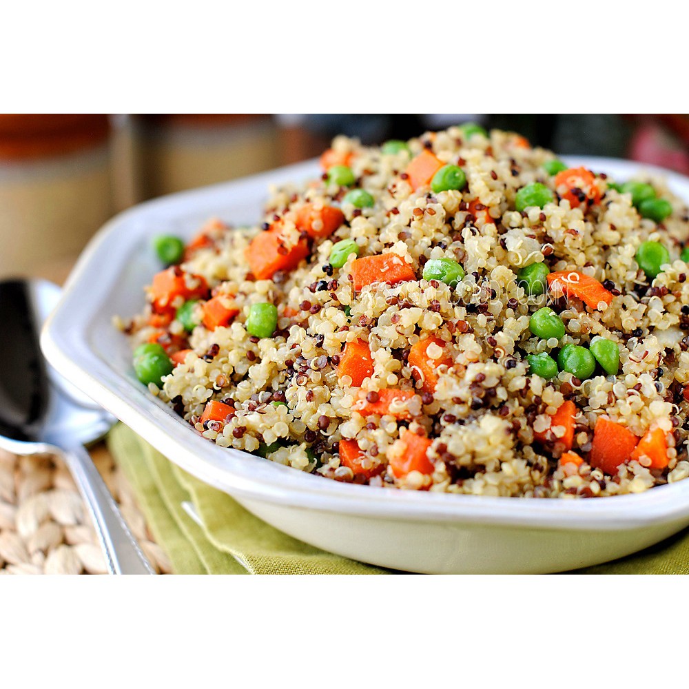 Hạt diêm mạch hữu cơ hỗn hợp (đen-trắng-đỏ) 500g - Quinoa Real