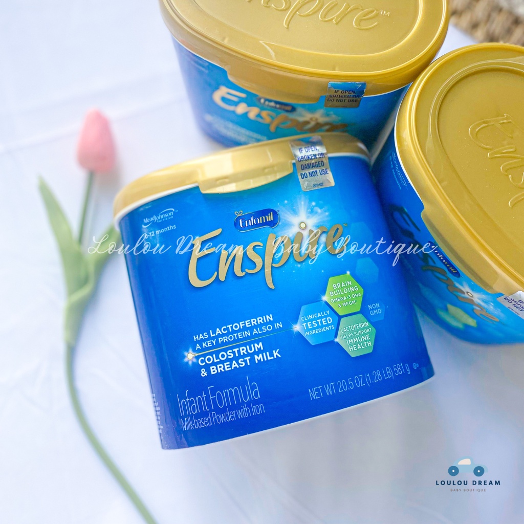 Sữa Enfamil Enspire Infant Formula Mỹ 581g/850g cho bé từ 0 - 12 tháng