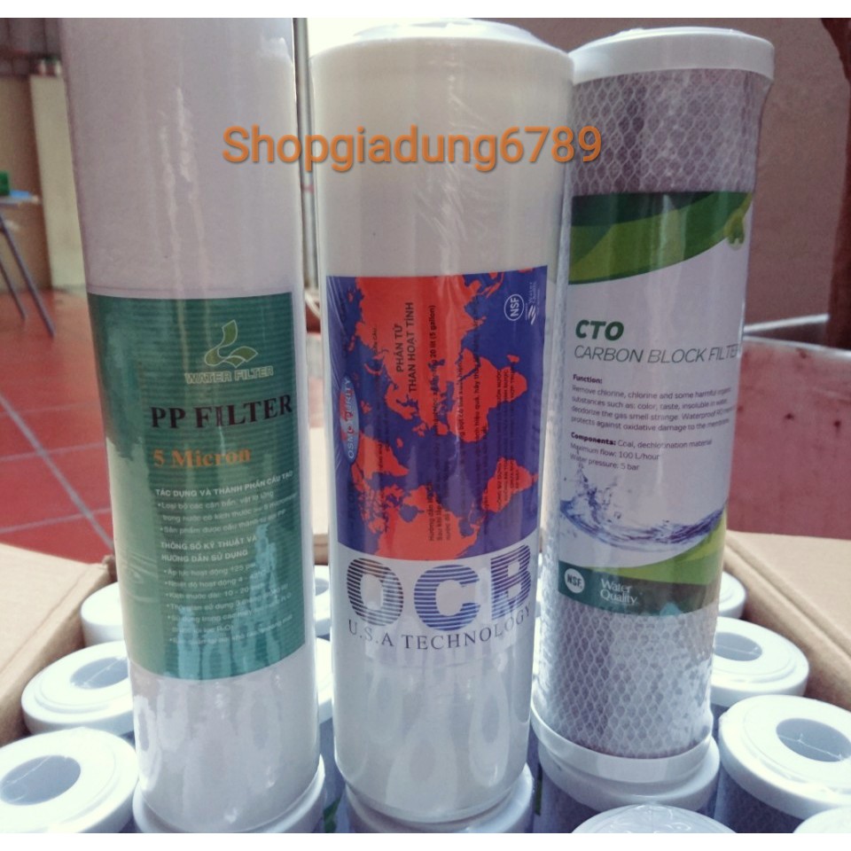 Lõi Lọc Nước PP NESCA Số 1 2 3 - Cho Các Loại Máy Lọc Nước RO